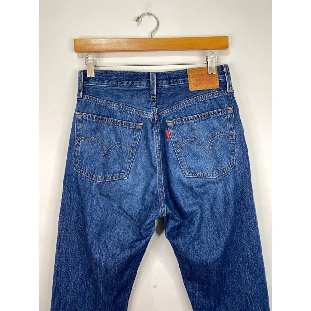 Levi's Size 25x32 501 Straight Leg Jean Market Sixth Street Wash GUC - Picture 7 of 11
